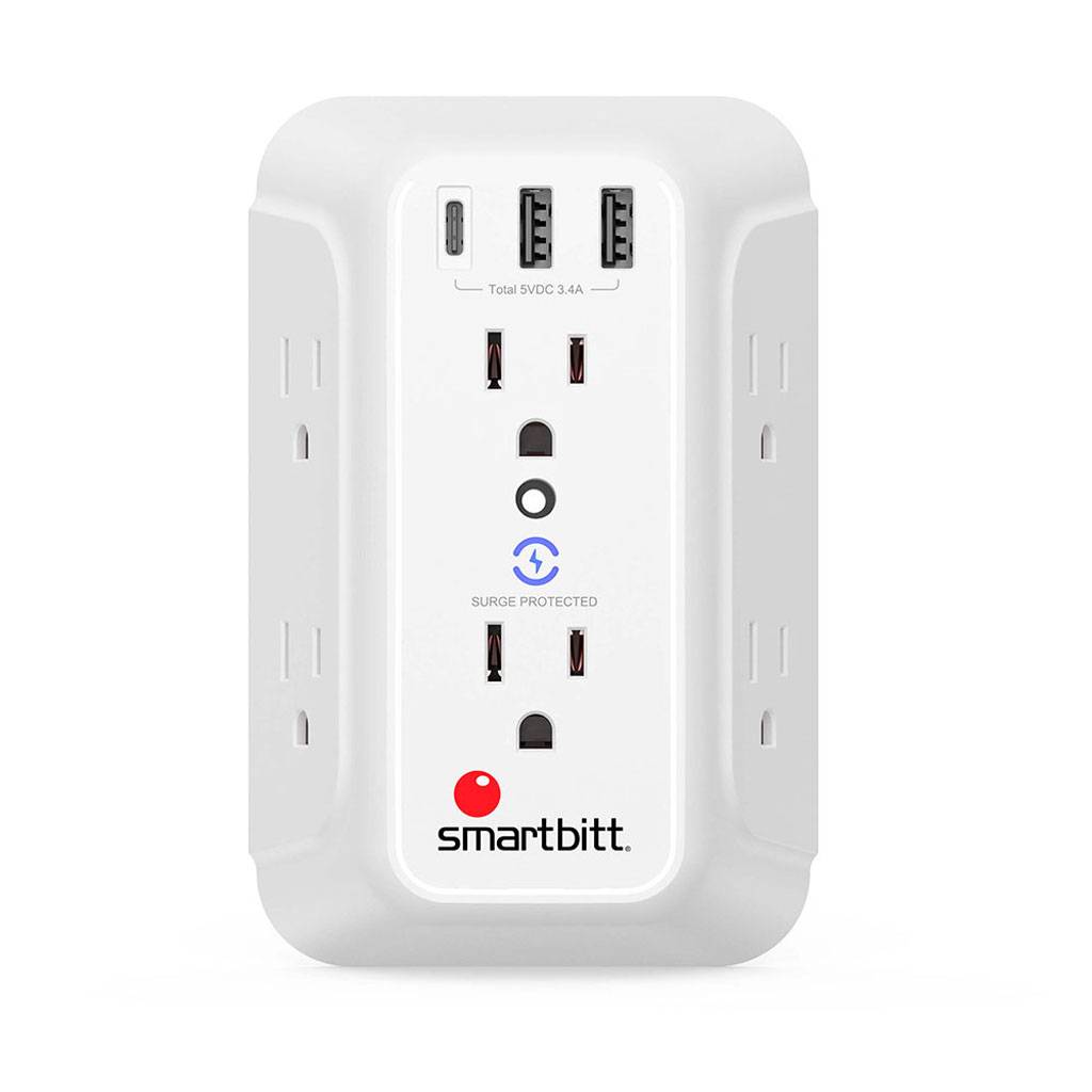 Supresor de picos para pared Smartbitt 1480 Joules - Supresor de picos para pared Smartbitt 1480 Joules -